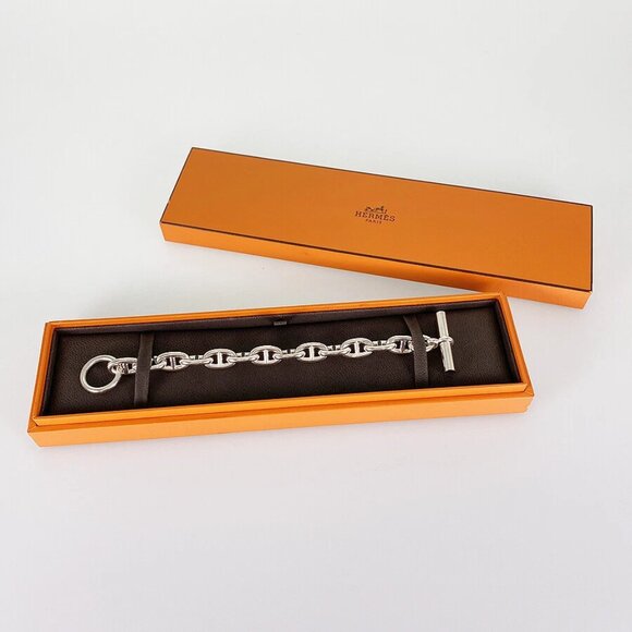 HERMES Chaine d'Ancre MM Silver Bracelet - Picture 7 of 10